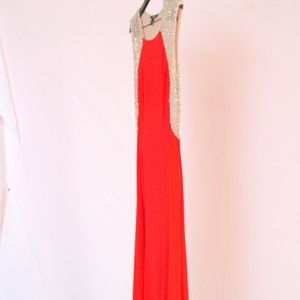 MSK- Gown with beaded back